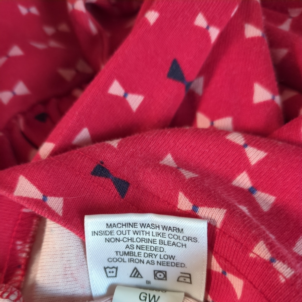 Hanna Andersson Bow Print Day Play Dress Red Size 4‎ - Picture 6 of 6